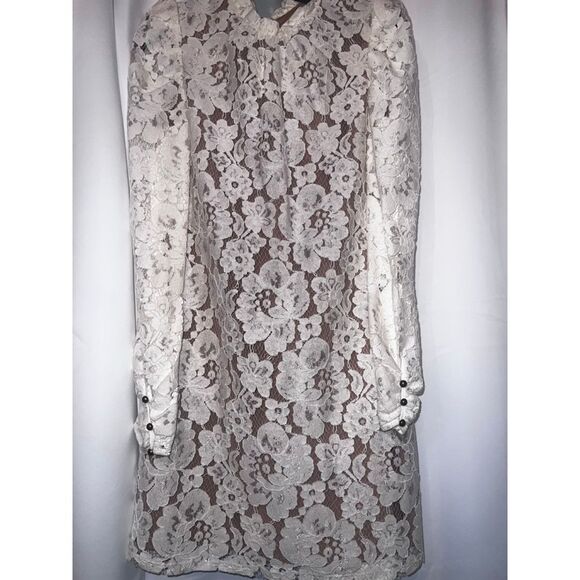 chinese dress ladies WAYF Emma Puff Sleeve Lace Dress – DGFOutlet main image 0